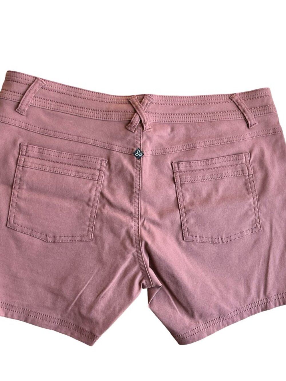 PrAna Women’s NWOT Stretch Hiking Trail Shorts Mauve Outdoor Size 12 Gorpcore - Picture 4 of 6